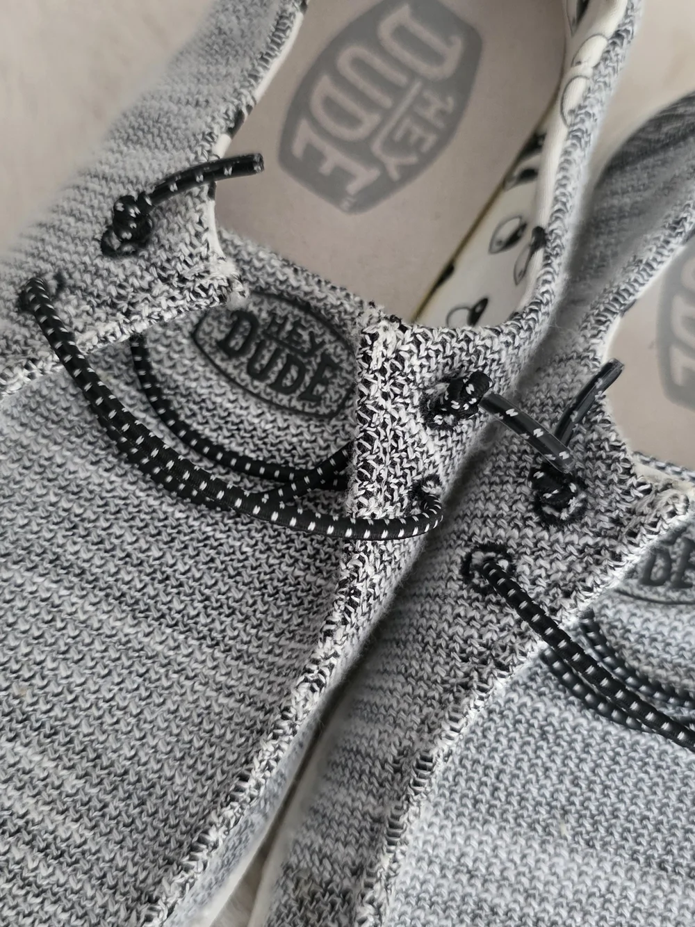 Hey Dude Wally Knit Slip-On Shoes in Gray